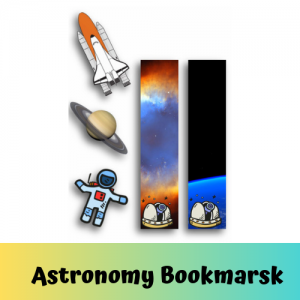 astronomi kitap ayracı